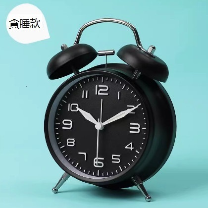 爆款起床神器 時鐘  （4寸  黑色貪睡）