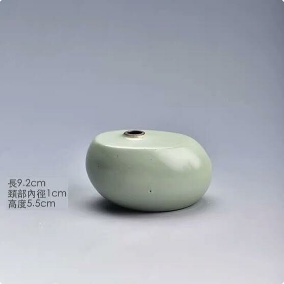 爆款復古陶瓷花瓶擺件(草綠花器)