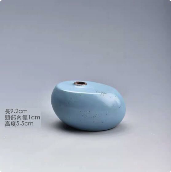 爆款復古陶瓷花瓶擺件(天藍花器)