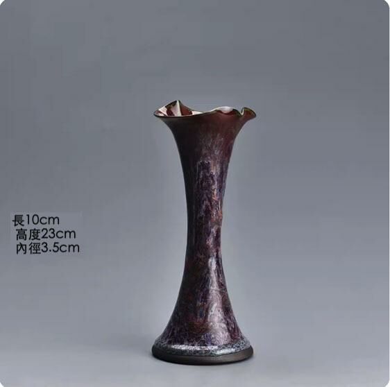 爆款復古陶瓷花瓶擺件(鈞窯油燈花器)