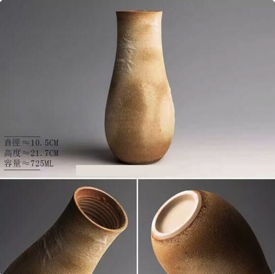 爆款復古陶瓷花瓶擺件(大腹大麥,手拉胚)