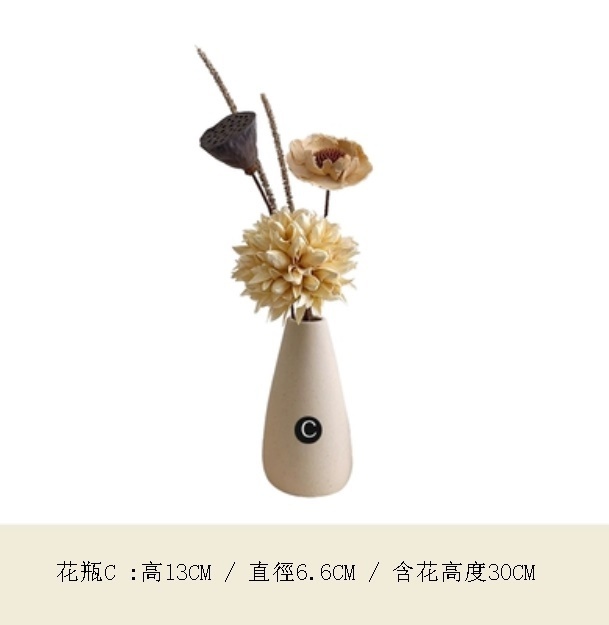 新款奶油風高級幹花花束（套裝C）