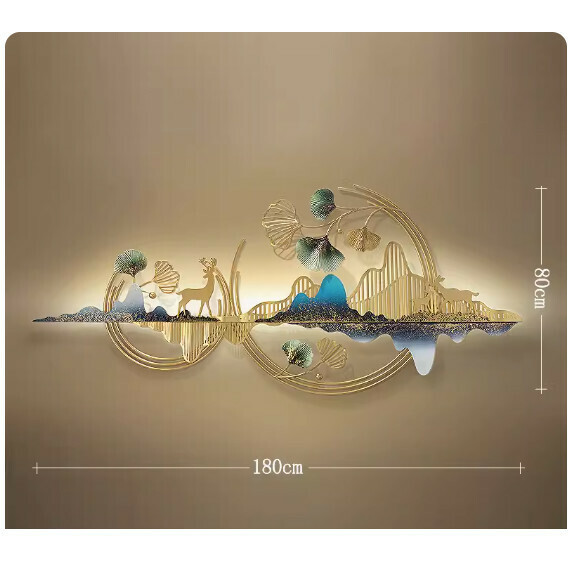 New wall hangings and wall decorations [5580 plus size - with lights]