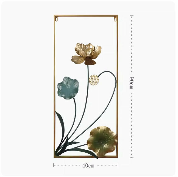 Hot selling wall hangings and wall decorations [Yingri Lotus B]