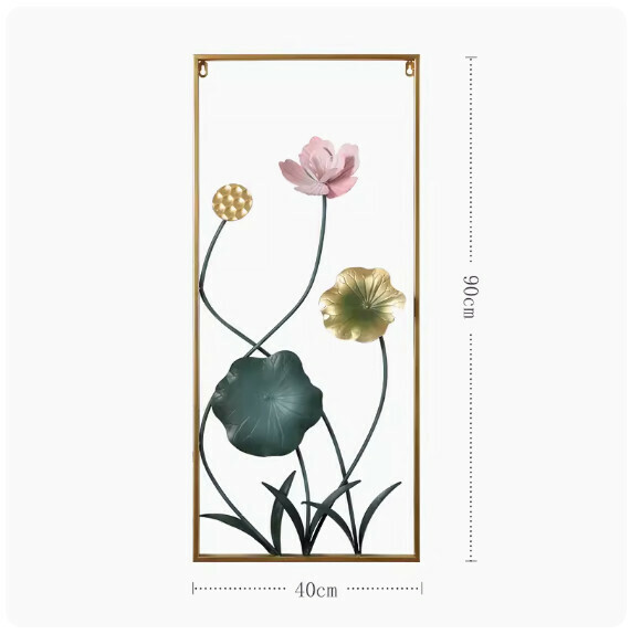Hot selling wall hangings and wall decorations [Yingri Lotus C]