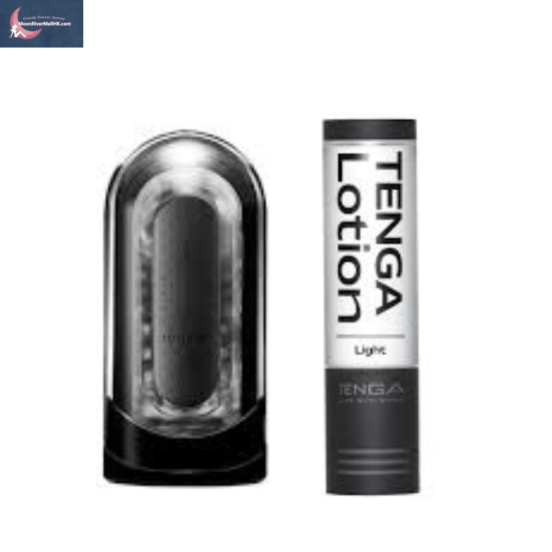 [Value Pack] TENGA FLIP 0 (ZERO) GRAVITY ELECTRONIC VIBRATION BLACK & Lotion x 1