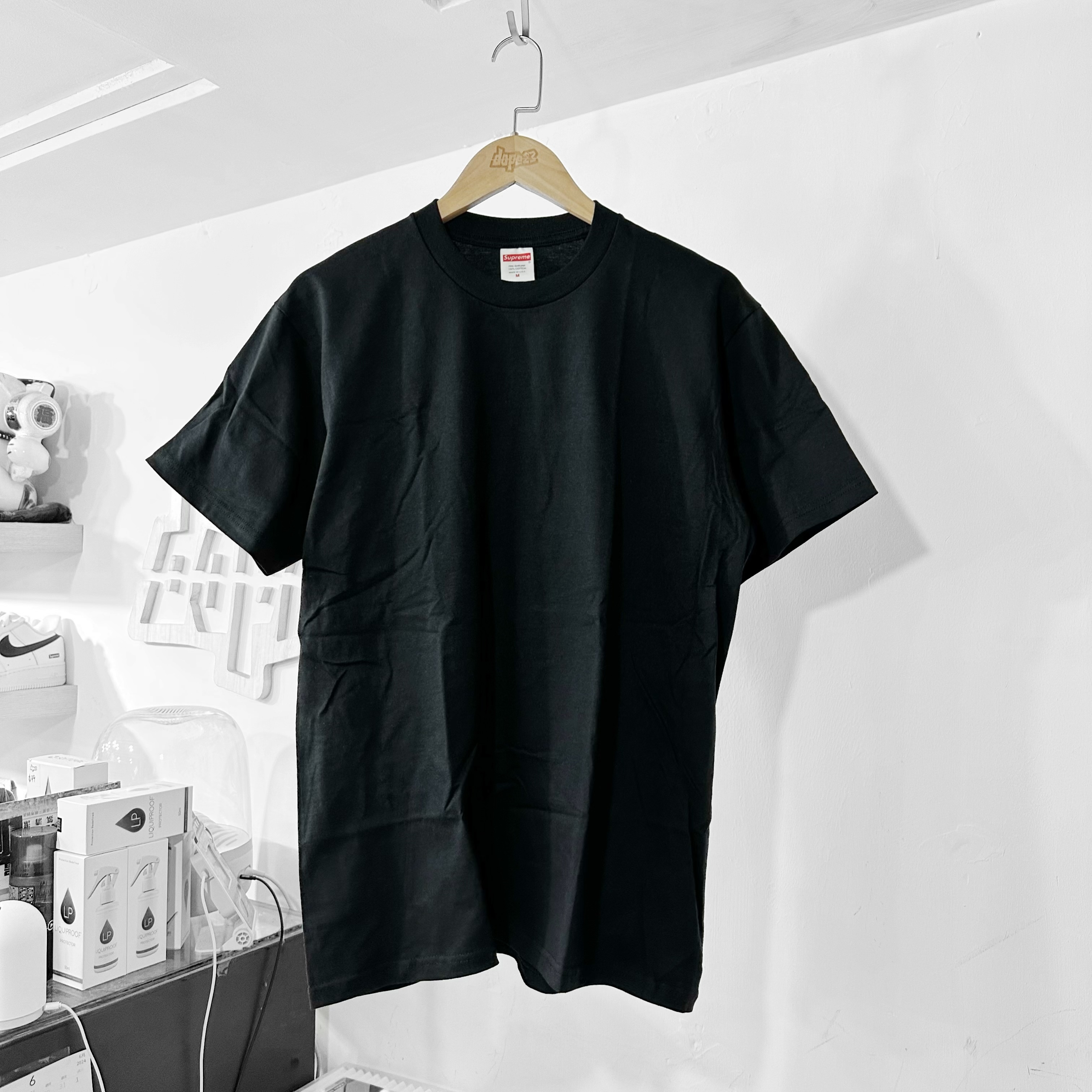 SUPREME SS24 BACKWARDS TEE BLACK