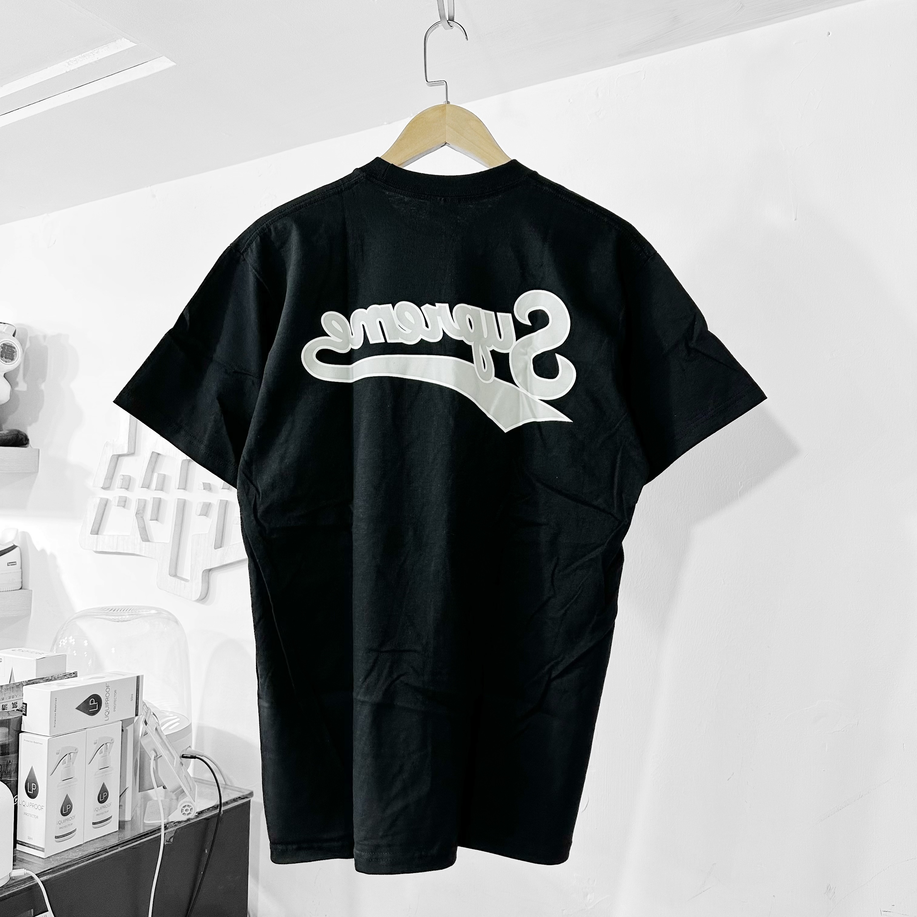 SUPREME SS24 BACKWARDS TEE BLACK