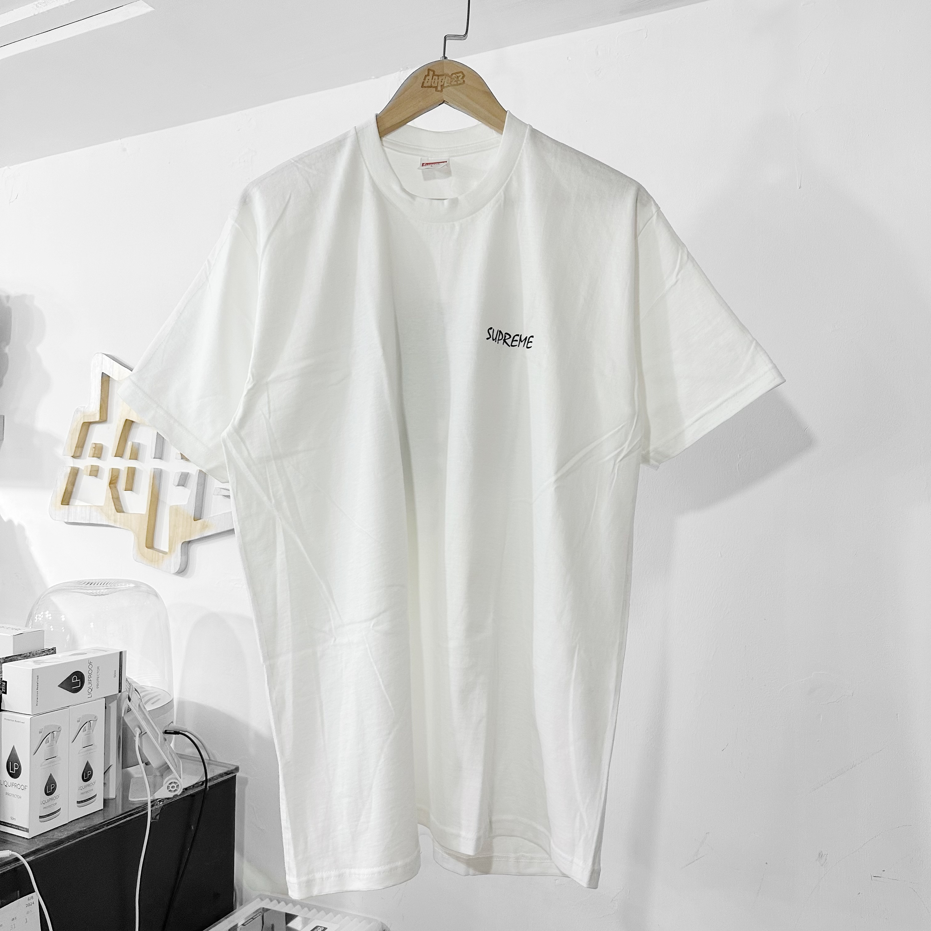 SUPREME SS24 BLACK CAT TEE WHITE