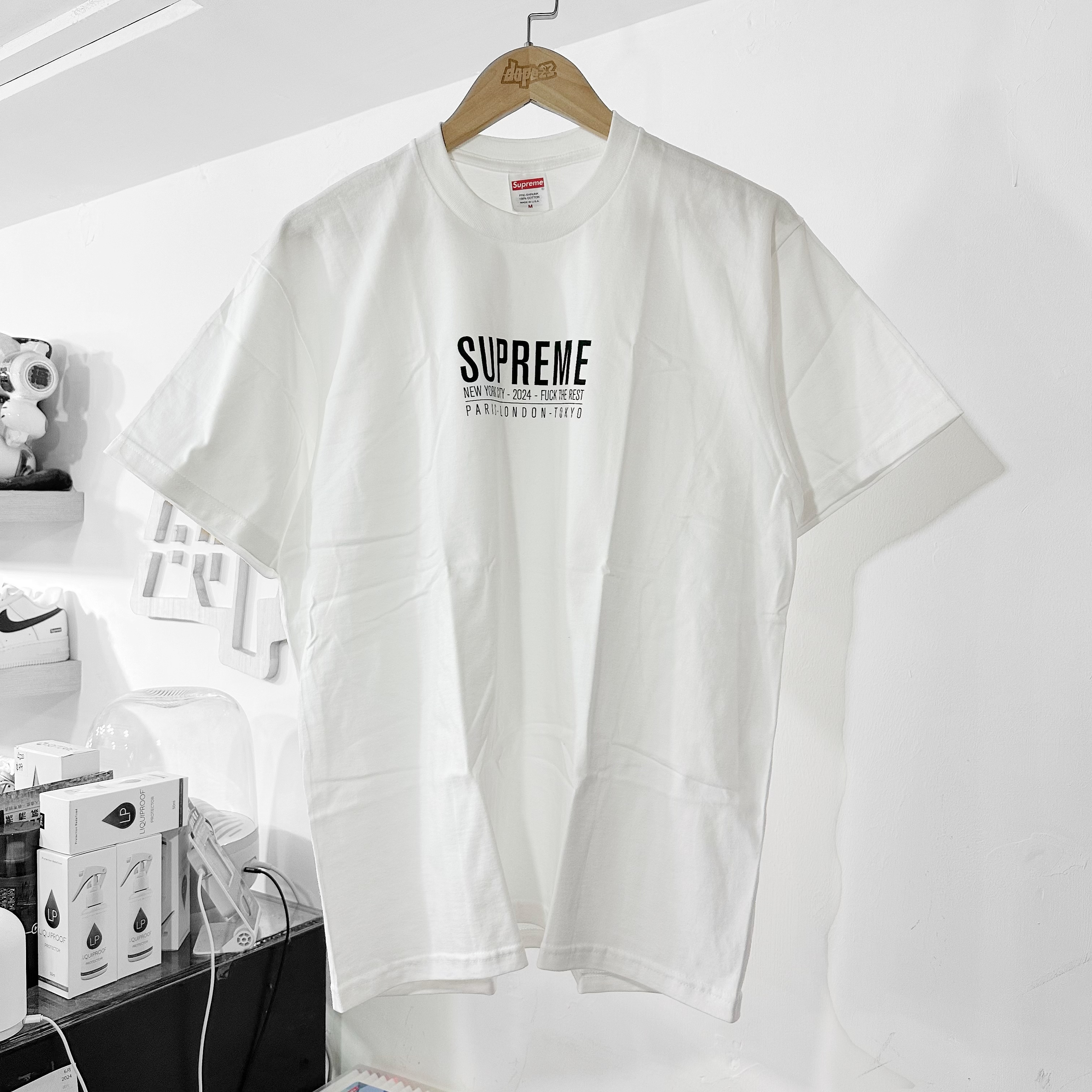 SUPREME SS24 PARIS TEE WHITE