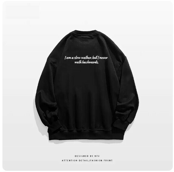 爆款圓領衛衣【M-3XL】【黑色-薄款】(下單後聯絡客服確認發貨尺碼) 