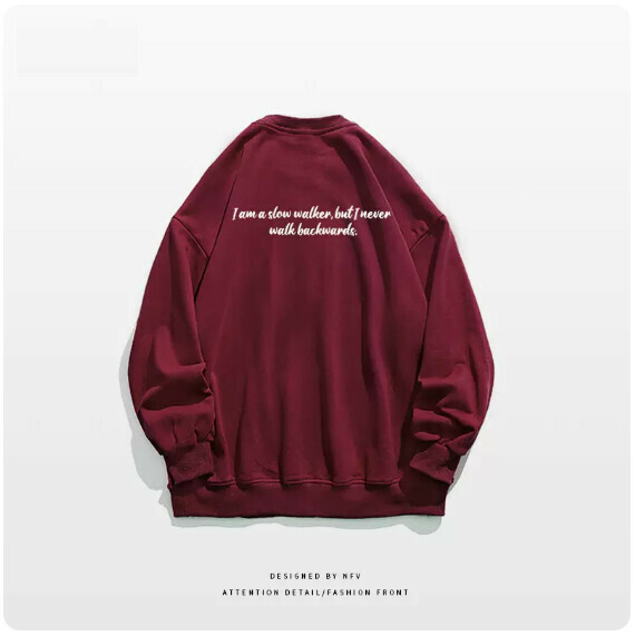 爆款圓領衛衣【M-3XL】【酒紅色-薄款】(下單後聯絡客服確認發貨尺碼) 