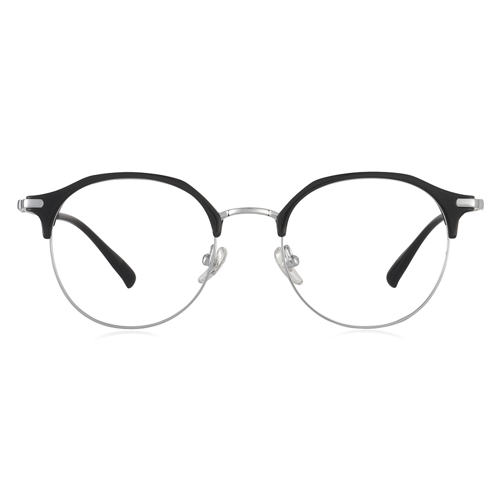 顏值修飾臉型升級眉架圓框眼鏡-兩色可選