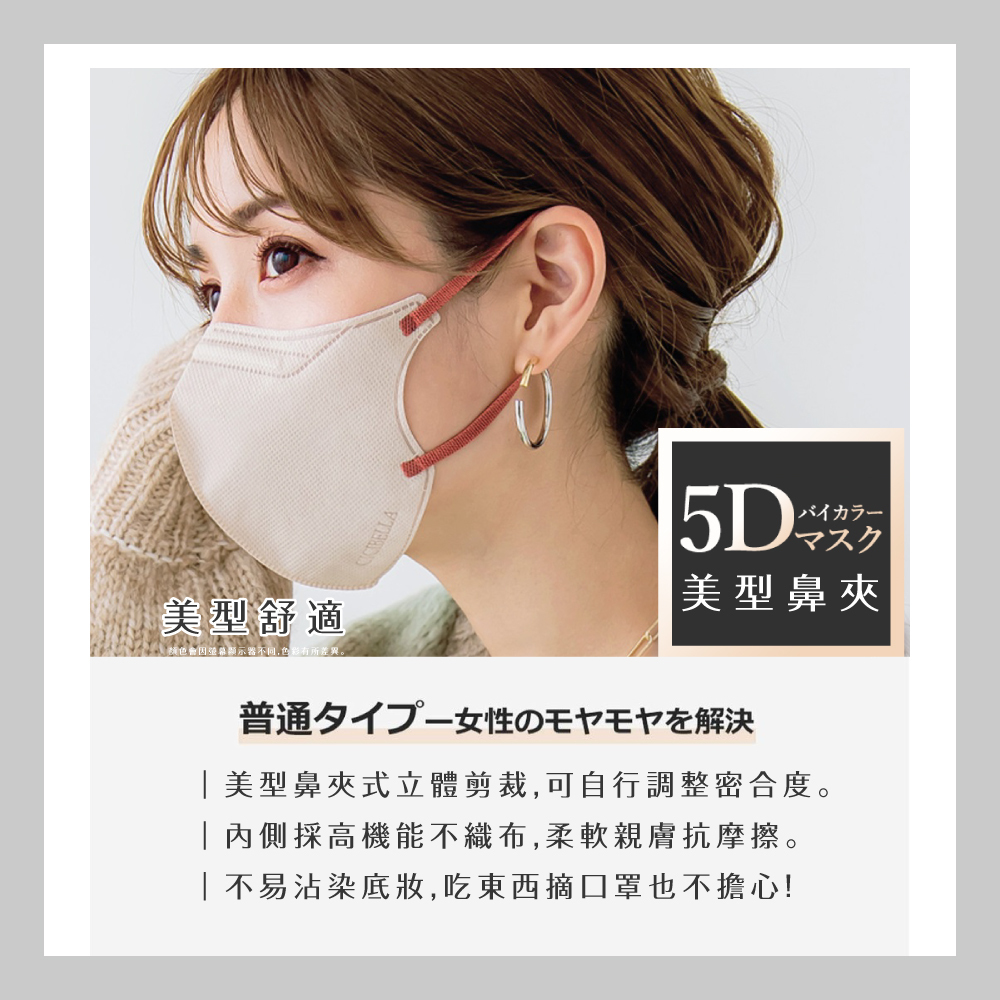 【CICIBELLA】 5D口罩-10入
