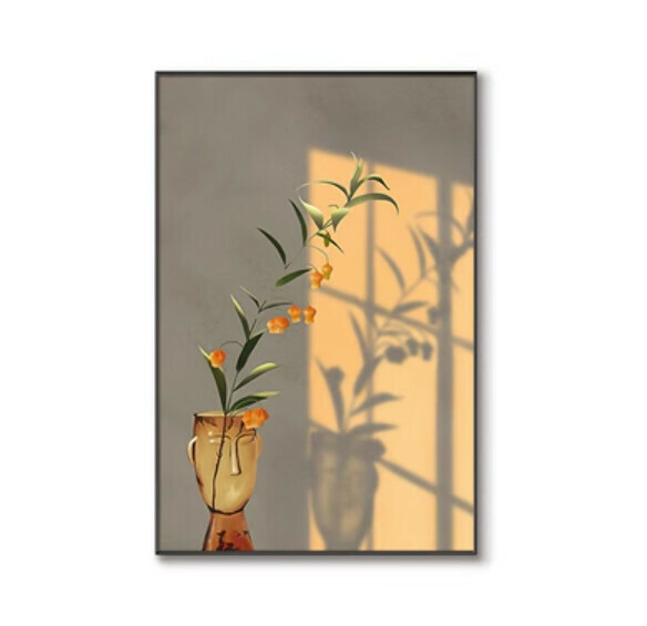 新款牆壁裝飾畫【光影03-25mm厚板】【30*40cm】【亮麗水晶膜】 