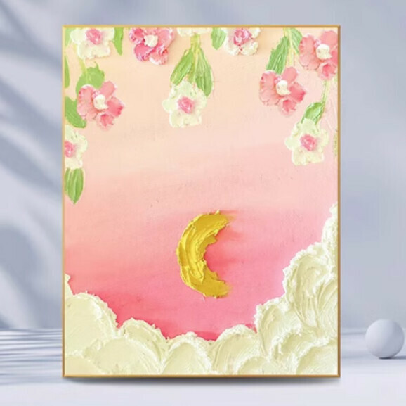 新款牆壁裝飾畫【E款-12mm薄板】【30*40cm】【亮麗水晶膜】 