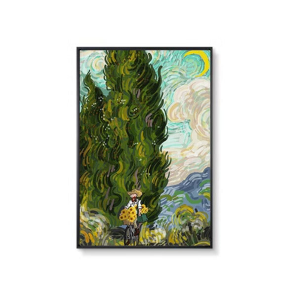 熱賣牆壁裝飾畫【Y款】【35*50cm】【亮麗水晶膜】 