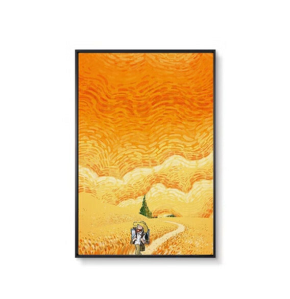 熱賣牆壁裝飾畫【L款】【50*70cm】【亮麗水晶膜】 