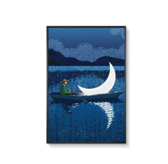 熱賣牆壁裝飾畫【C款】【60*80cm】【亮麗水晶膜】 