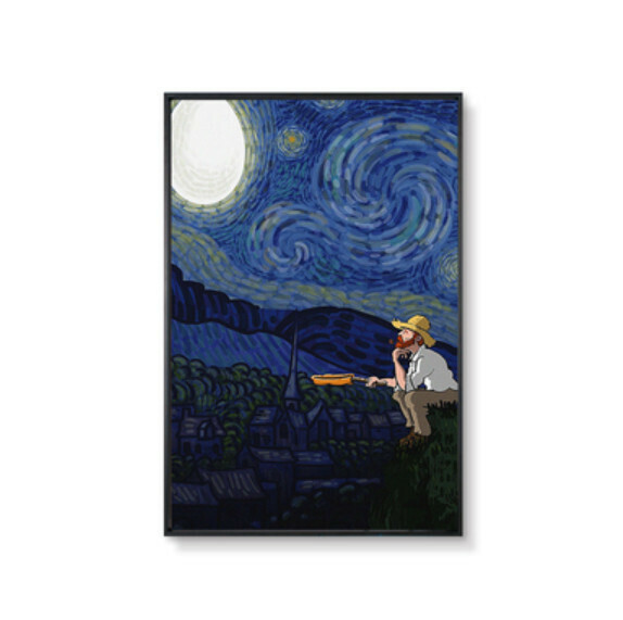 熱賣牆壁裝飾畫【D款】【60*80cm】【亮麗水晶膜】 