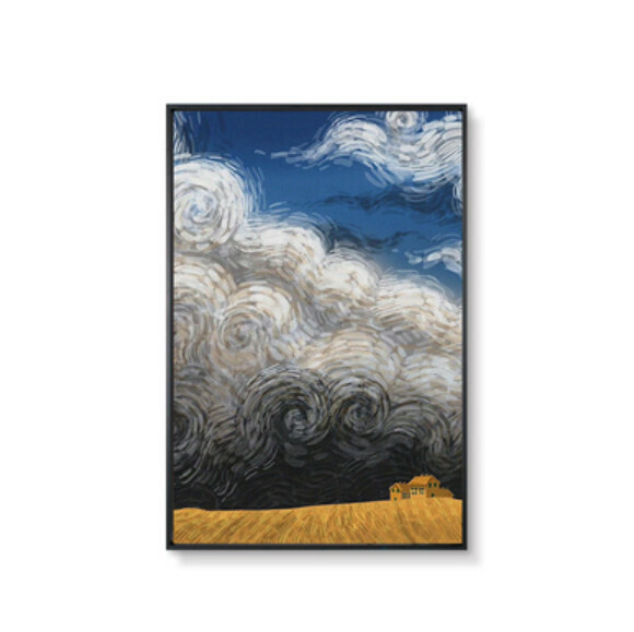 熱賣牆壁裝飾畫【E款】【60*80cm】【亮麗水晶膜】 