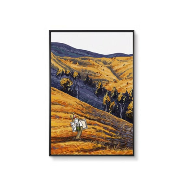 熱賣牆壁裝飾畫【X款】【60*80cm】【亮麗水晶膜】 