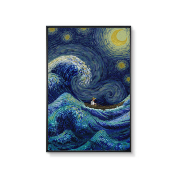 熱賣牆壁裝飾畫【07款】【60*80cm】【亮麗水晶膜】 