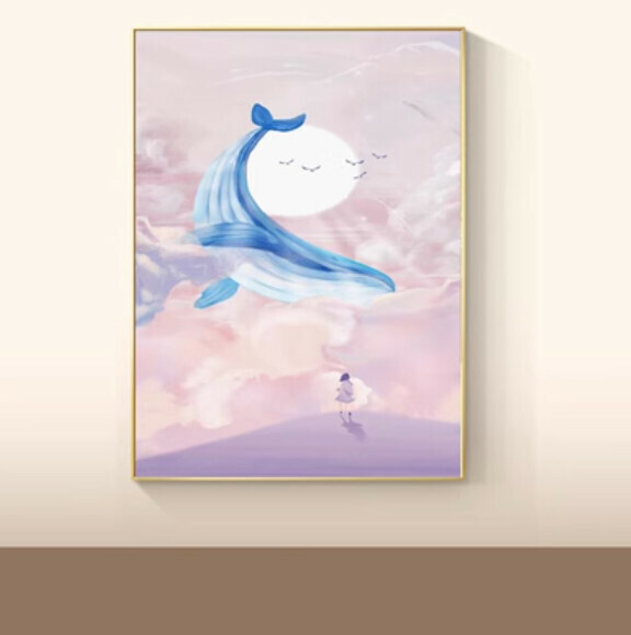 熱賣牆壁裝飾畫【J款】【40*60cm】【亮麗水晶膜】 