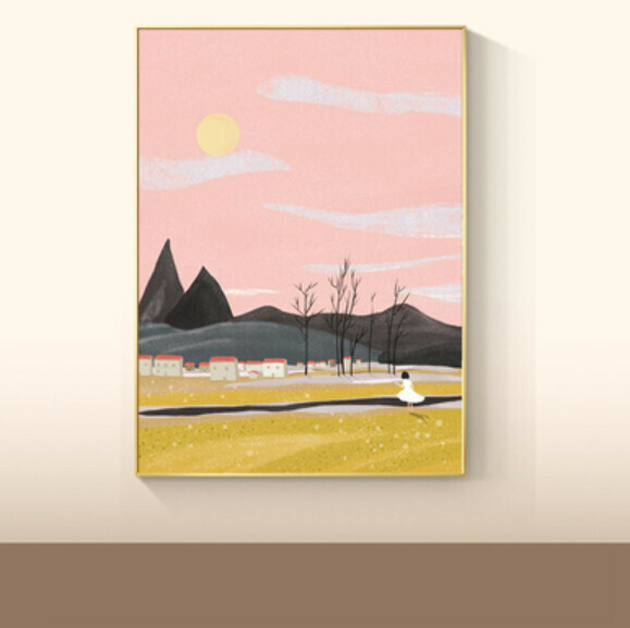 熱賣牆壁裝飾畫【Q款】【40*60cm】【亮麗水晶膜】 