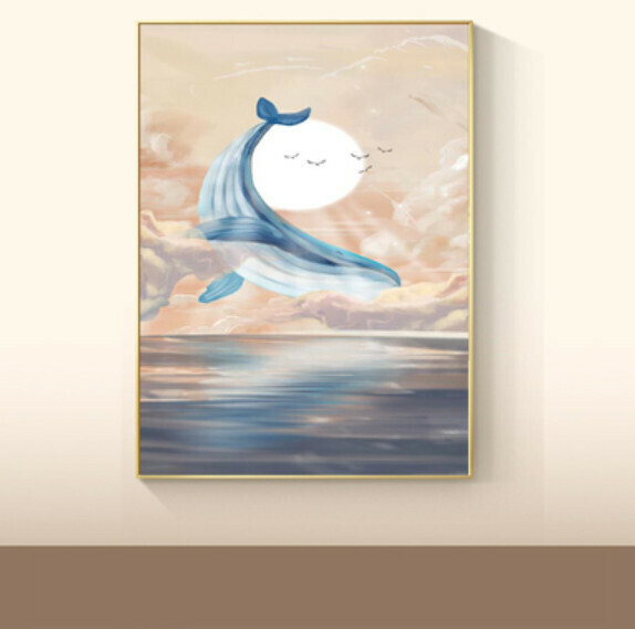 熱賣牆壁裝飾畫【O款】【40*60cm】【亮麗水晶膜】 