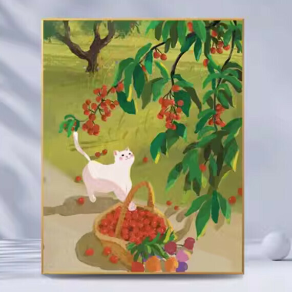 熱賣牆壁裝飾畫【E款】【30*40cm】【亮麗水晶膜】 