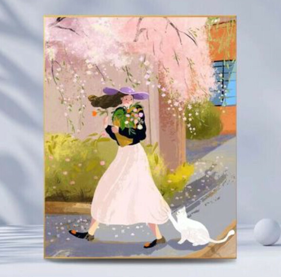 熱賣牆壁裝飾畫【I款】【30*40cm】【亮麗水晶膜】 