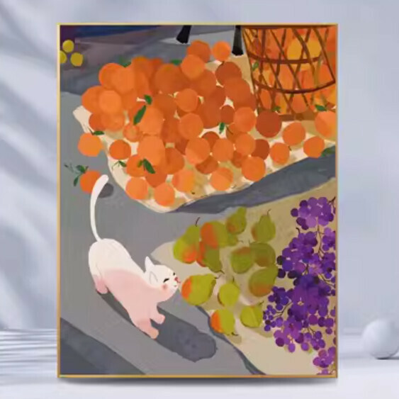熱賣牆壁裝飾畫【G款】【35*50cm】【亮麗水晶膜】 
