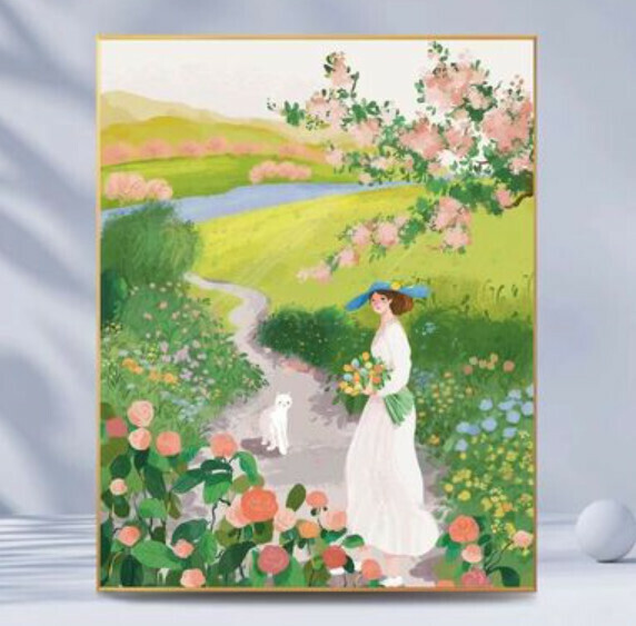 熱賣牆壁裝飾畫【L款】【60*80cm】【亮麗水晶膜】 