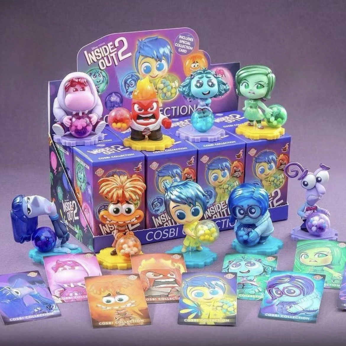 <快速出貨> 腦筋急轉彎2 Inside Out 2 樂樂 憂憂 焦焦 系列公仔盲盒