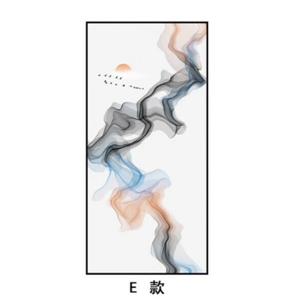爆款裝潢掛畫【E款-黑色框3.5cm厚】【60*120CM】 