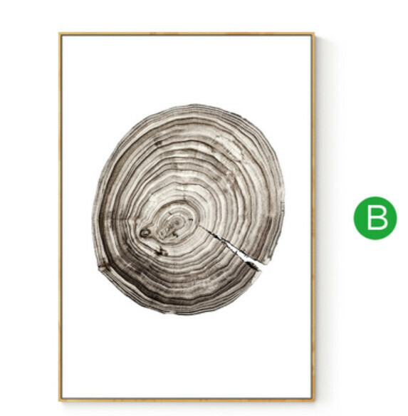 爆款裝潢掛畫【B款-金色框3.5cm厚】【50*70CM】 