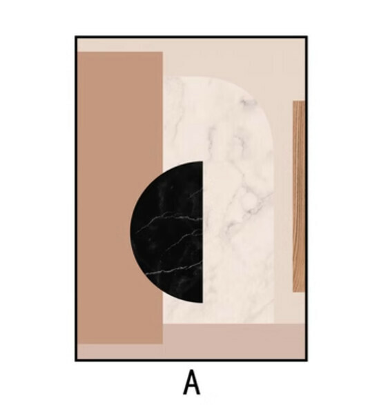 爆款裝潢掛畫【A款-黑色框3.5cm厚】【70*90CM】 