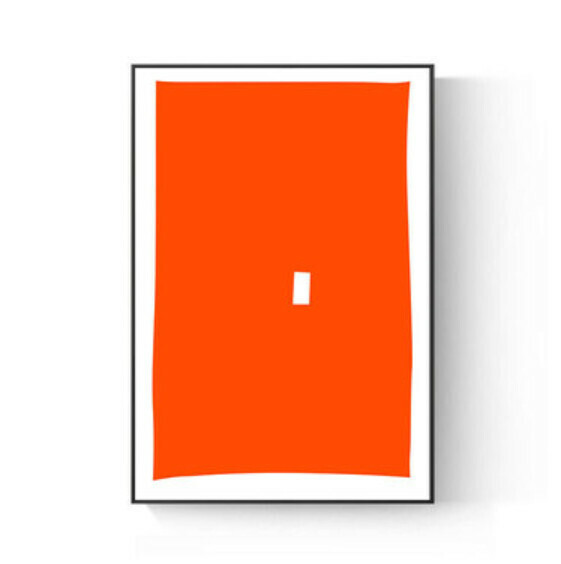 爆款裝潢掛畫【D款-黑色框3.5cm厚】【50*70CM】 