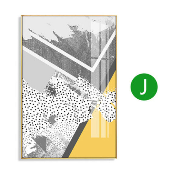 熱推裝潢掛畫【J款-金色框3.5cm厚】【60*80CM】 