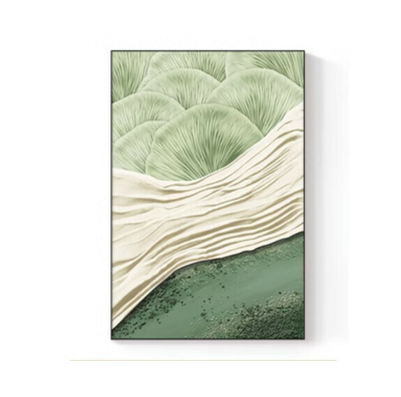 熱推裝潢掛畫【B款-(亮麗水晶膜-黑邊)】【35*50CM】【25mm厚板】 