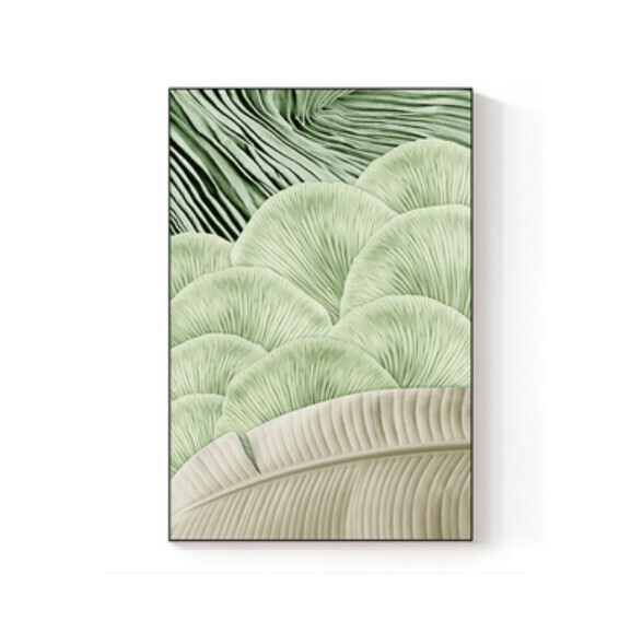 熱推裝潢掛畫【C款-(亮麗水晶膜-黑邊)】【60*80CM】【25mm厚板】 