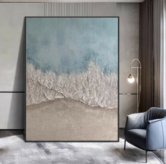 熱推裝潢掛畫【P款-(亮麗水晶膜-黑邊)】【60*80CM】【25mm厚板】 