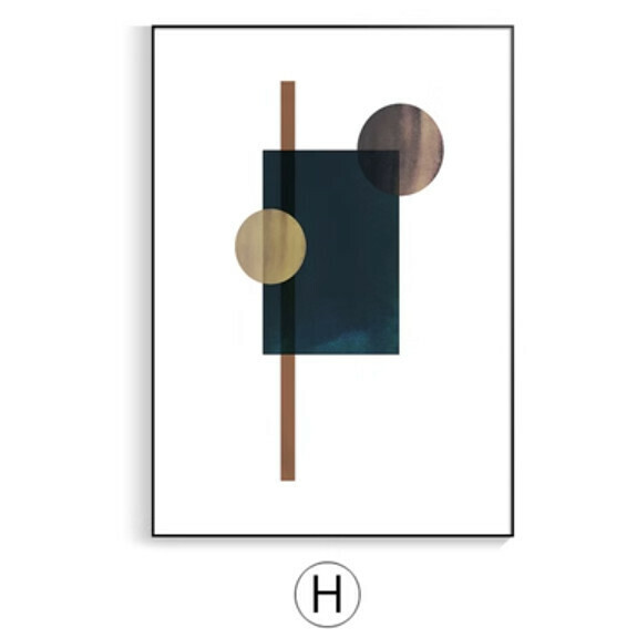 熱推裝潢掛畫【H款-(亮麗水晶膜-黑邊)】【40*60CM】【25mm厚板】 