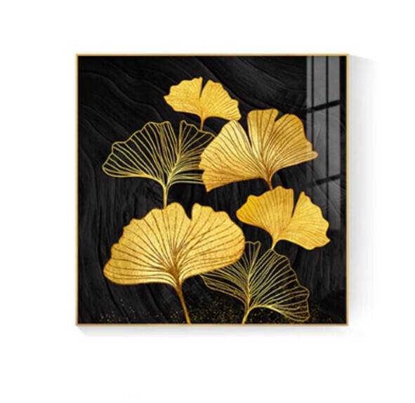 Popular decoration hanging picture [Type I-(bright crystal film-black border)] [30*30CM] [25mm thick plate]