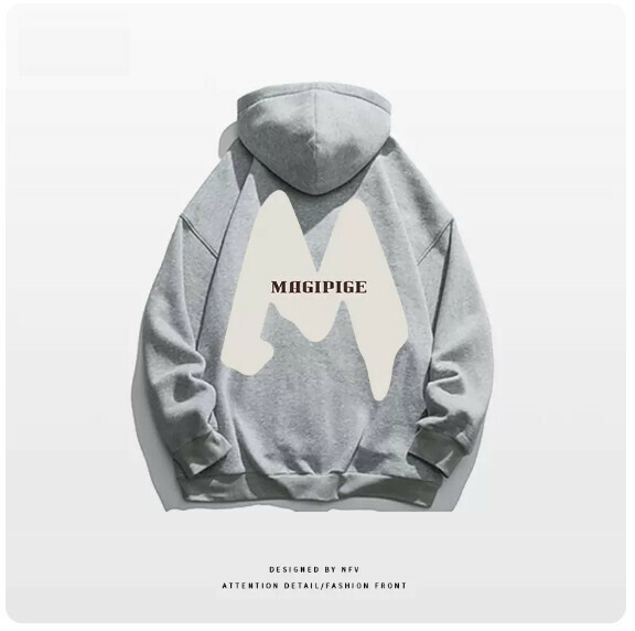 爆款開衫衛衣【M-3XL】【淺灰色-薄款】(下單後聯絡客服確認發貨尺碼) 