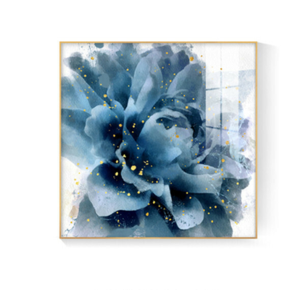 Popular decoration hanging picture [J type-(bright crystal film-black border)] [60*60CM] [25mm thick plate]