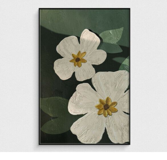 新款裝潢掛畫【P款-(亮麗水晶膜-黑邊)】【50*70CM】【25mm厚板】 
