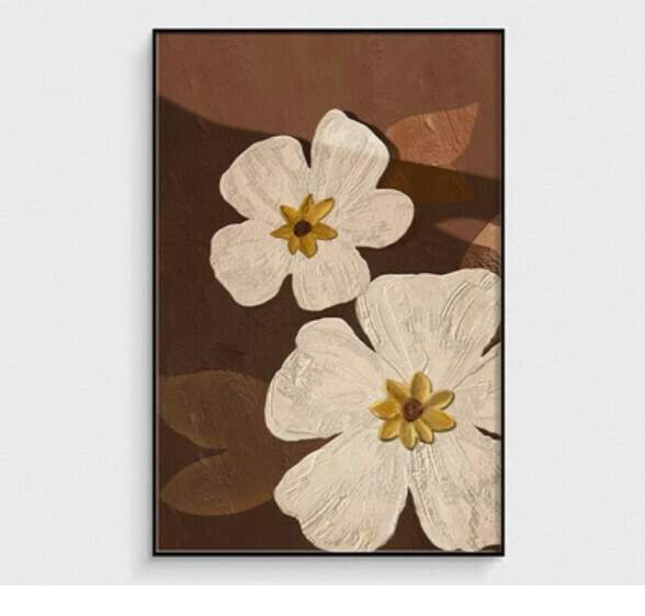 New style decoration hanging picture [O type-(bright crystal film-black edge)] [60*80CM] [25mm thick plate]