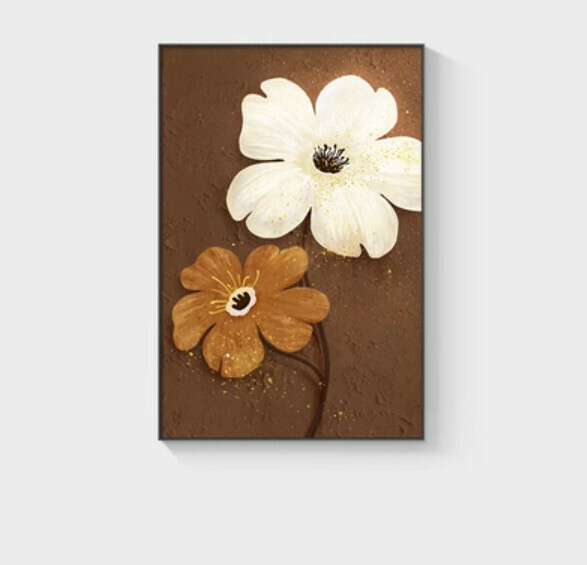 New decoration hanging picture [K type-(bright crystal film-black edge)] [70*90CM] [25mm thick plate]